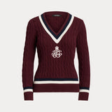 Lauren Ralph Lauren Cable-Knit Cotton Cricket Jumper