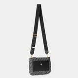 Lauren Ralph Lauren Coated Canvas Medium Jamey Crossbody Bag Black