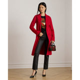 Lauren Ralph Lauren Coated High-rise Straight Ankle Jean In Black