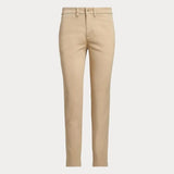 Lauren Ralph Lauren Cotton Ankle Grazer Chinos In Cream