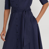 Lauren Ralph Lauren Cotton-Blend Shirtdress