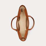 Lauren Ralph Lauren Crosshatch Leather Large Clare