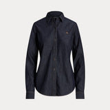 Lauren Ralph Lauren Denim Shirt in Rinse Wash