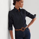 Lauren Ralph Lauren Denim Shirt in Rinse Wash