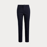 Lauren Ralph Lauren Double-Faced Stretch Cotton Trouser In Lauren Navy