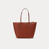 Lauren Ralph Lauren Faux-Leather Small Tote in Tan