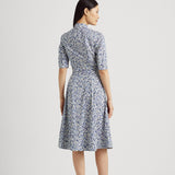 Lauren Ralph Lauren Floral Belted Cotton-Blend Shirtdress