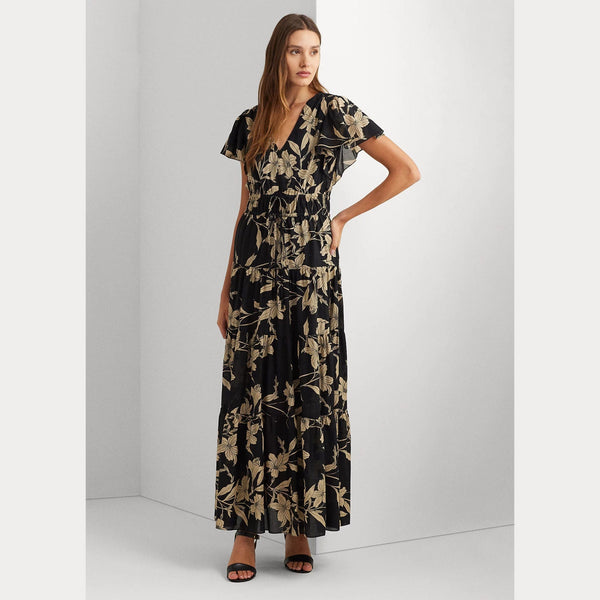Lauren Ralph Lauren Floral Cotton Voile Tiered Maxidress Lauren Ralph Lauren Floral Cotton Voile Tiered Maxidress