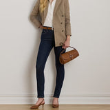 Lauren Ralph Lauren High-Rise Skinny Ankle Jean In Rinse Wash
