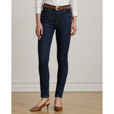 Lauren Ralph Lauren High-Rise Skinny Ankle Jean In Rinse Wash