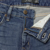 Lauren Ralph Lauren High Rise Straight Jeans In Maxen Wash