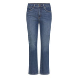 Lauren Ralph Lauren High Rise Straight Jeans In Maxen Wash