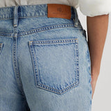 Lauren Ralph Lauren High-Rise Wide-Leg Jean In Palais Wash