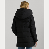 Lauren Ralph Lauren Insulated Hooded Down Coat in Black