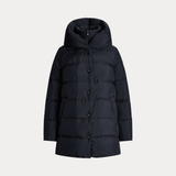 Lauren Ralph Lauren Insulated Hooded Down Coat in Dark Navy