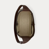 Lauren Ralph Lauren Leather Large Tanner Shoulder Bag