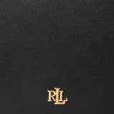 Lauren Ralph Lauren Leather Medium Crossbody in Black