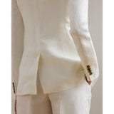 Lauren Ralph Lauren Linen-Blend Twill Blazer In White