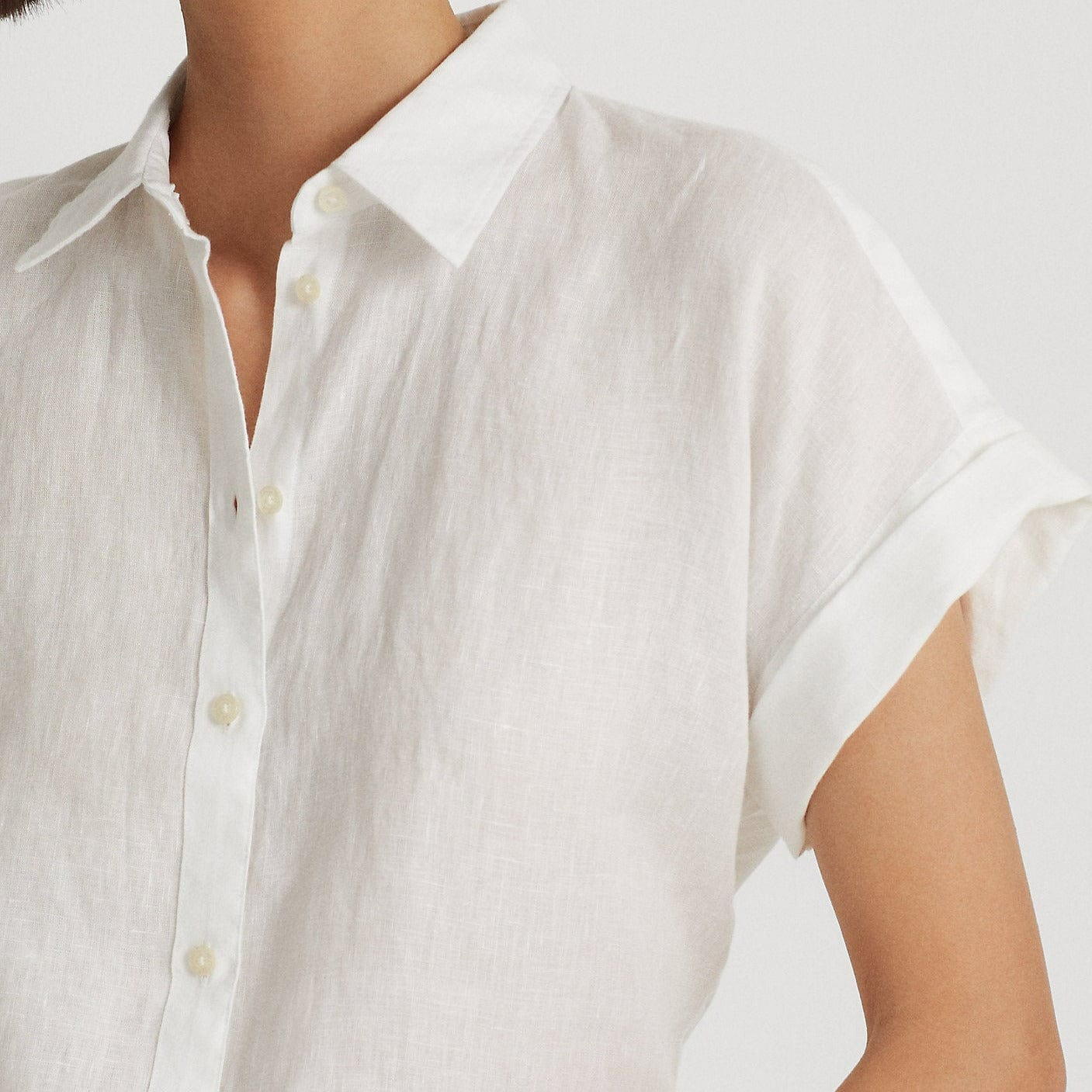 Lauren Ralph Lauren Linen Dolman-Sleeve Shirt