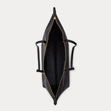 Lauren Ralph Lauren Nylon Small Tote Black