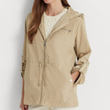 Lauren Ralph Lauren Packable Hooded Jacket Tan