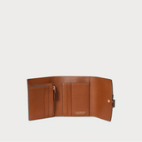 Lauren Ralph Lauren Pebbled Small Cameryn Flap Wallet in Lauren Tan
