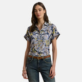 Lauren Ralph Lauren Relaxed Fit Floral Short-Sleeve Shirt In Multi