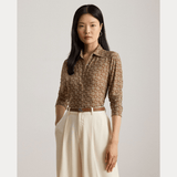 Lauren Ralph Lauren Slim Fit Geo-Print Jersy Shirt