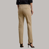 Lauren Ralph Lauren Slim Fit Stretch Chino Trouser In Birch Tan