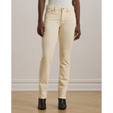 Lauren Ralph Lauren Stretch Corduroy Straight Trouser In Mascarpone Cream