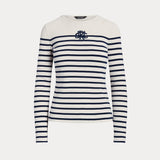 Lauren Ralph Lauren Striped Stretch Cotton Long-Sleeve Tee