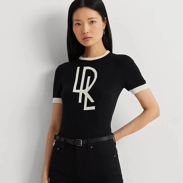 Womens black ralph lauren jumper hotsell