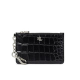 Lauren Ralph Lauren Zip Card Case Small In Black