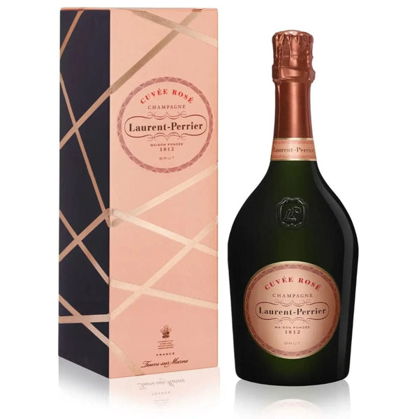 Laurent Perrier Brut Cuveé Rosé Champagne 75cl Gift Box Bottle