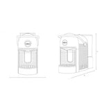 LAVAZZA A Modo Mio Jolie Evo Coffee Machine In White