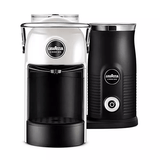 Lavazza 18000421 Black/White Jolie Coffee Machine with Milk Dispenser