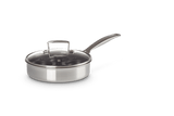Le Creuset 3-ply Stainless Steel Uncoated Sauté Pan with Poaching Insert