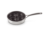 Le Creuset 3-ply Stainless Steel Uncoated Sauté Pan with Poaching Insert