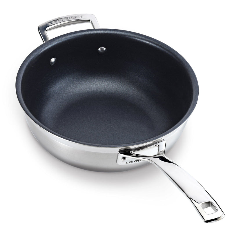 Le Creuset 3-PLY Stainless Steel 24cm Non-Stick Chefs Pan