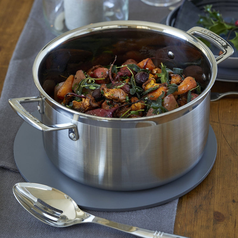 Le Creuset 3-PLY Stainless Steel Deep Casserole
