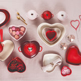 Le Creuset 10Cm Heart Cocotte Meringue