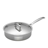 Le Creuset 3-PLY Stainless Steel 24cm Sauté Pan with Lid