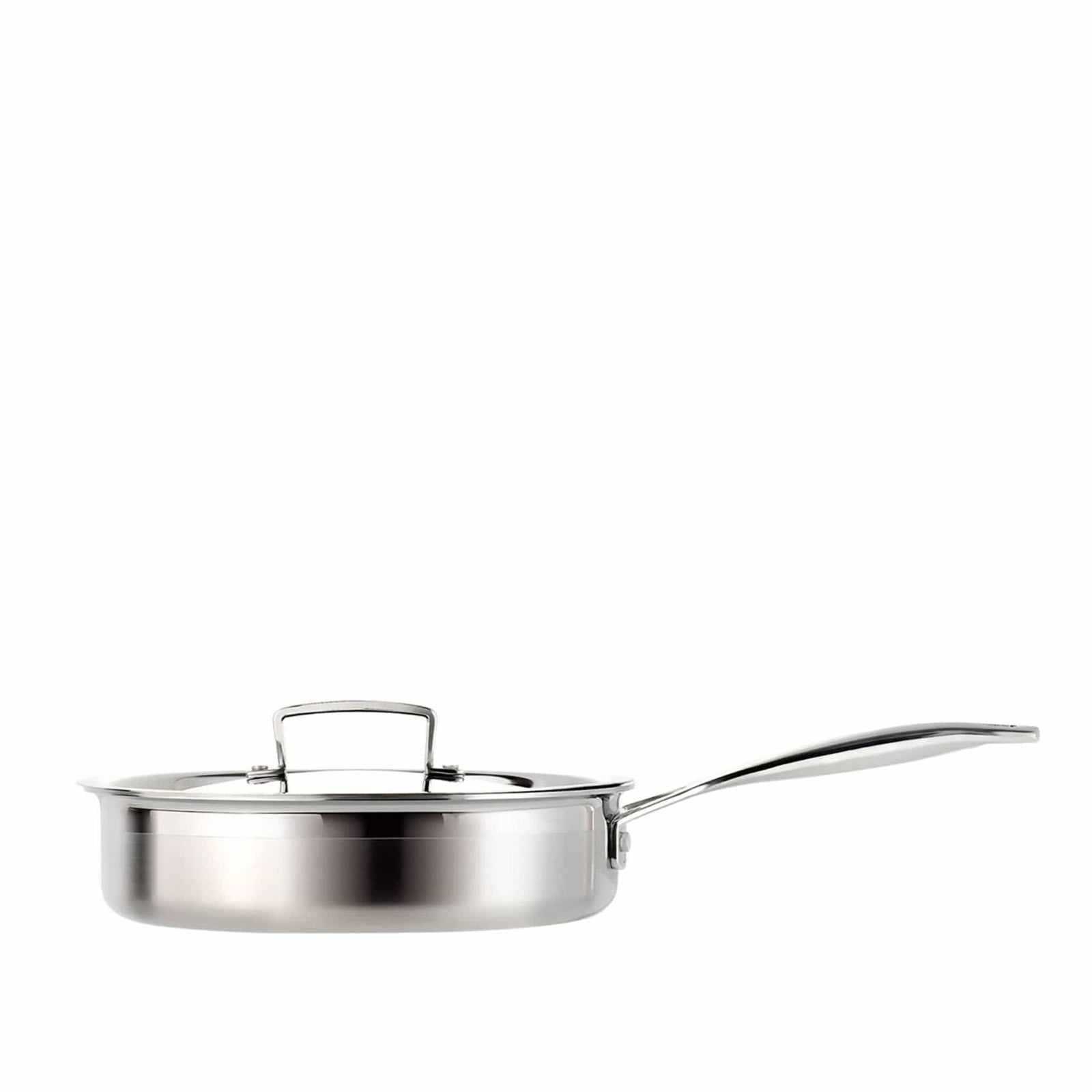 Le Creuset 3-PLY Stainless Steel 24cm Sauté Pan with Lid