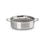 Le Creuset 3-ply Stainless Steel Sauteuse, 28cm