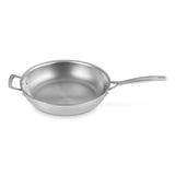 Le Creuset 3-ply Stainless Steel Uncoated Frying Pan with Helper Handle, 30cm