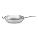 Le Creuset 3-ply Stainless Steel Uncoated Frying Pan with Helper Handle, 30cm