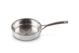 Le Creuset 3-ply Stainless Steel Uncoated Sauté Pan with Poaching Insert