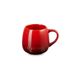 Le Creuset 320ml Stoneware Coupe Mug in Cerise