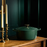 Le Creuset Cast Iron Round Casserole In Forêt - 2.4L
