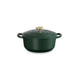 Le Creuset Cast Iron Round Casserole In Forêt - 4.2L